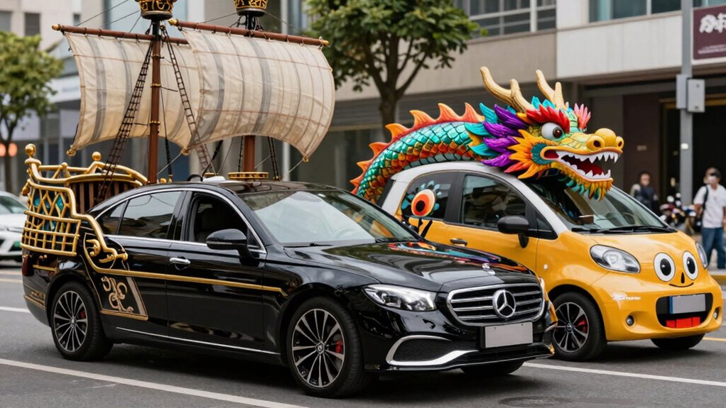 creative eye catching vehicle transformations