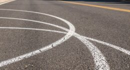 drawing lines on pavement