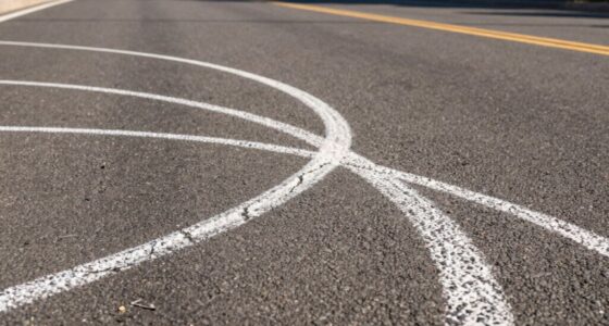 drawing lines on pavement