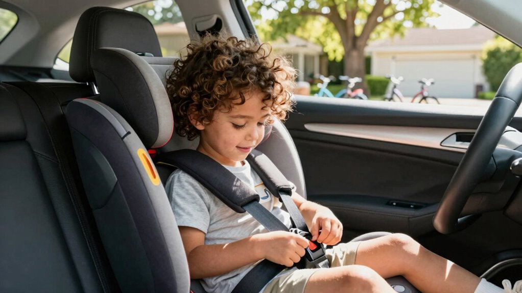 encouraging child seat independence