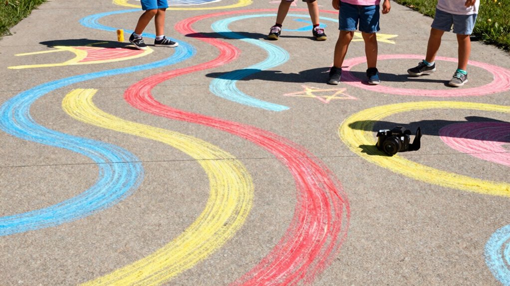 engaging outdoor chalk activities