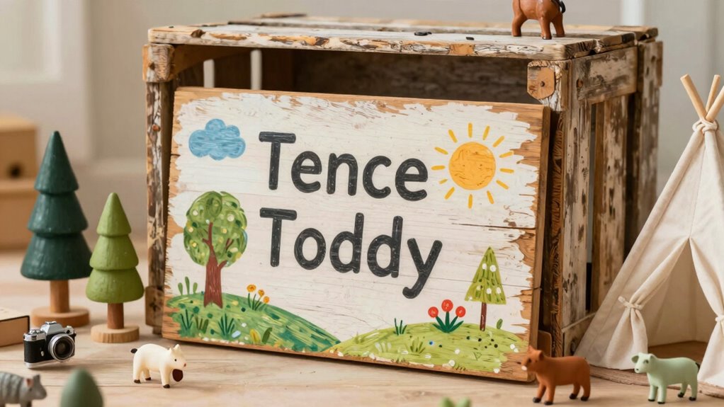 enhance imagination with wooden signs