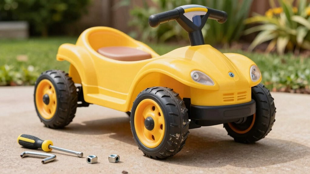 ensure ride on is secure