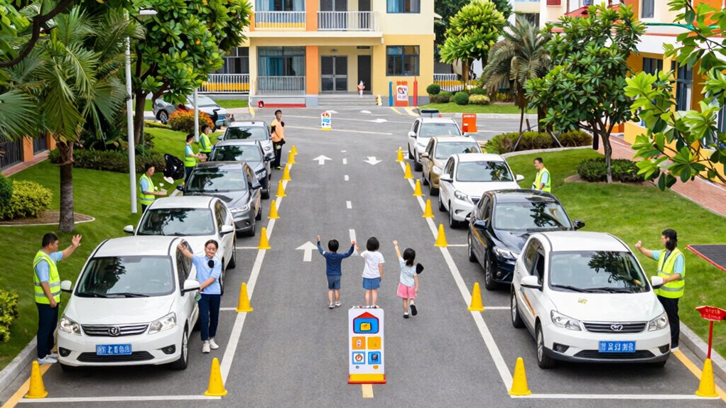 establish clear drop off procedures