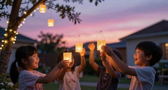evening glowing playtime