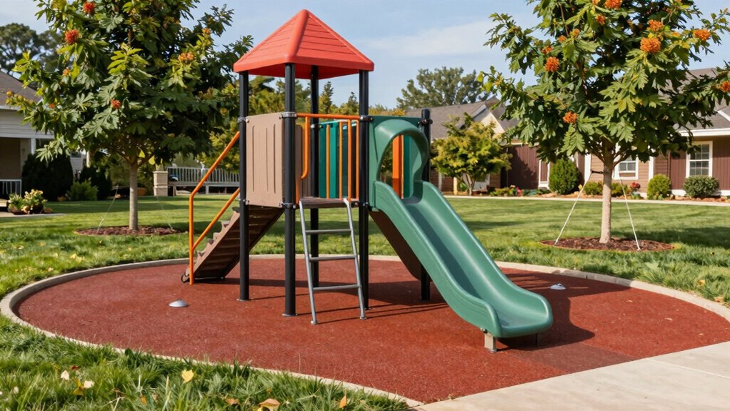 fall zone material and size