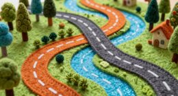 felt roads and rivers