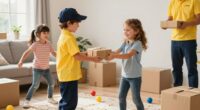 indoor and outdoor pretend delivery