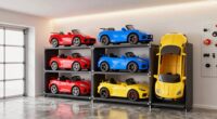 indoor ride on car storage