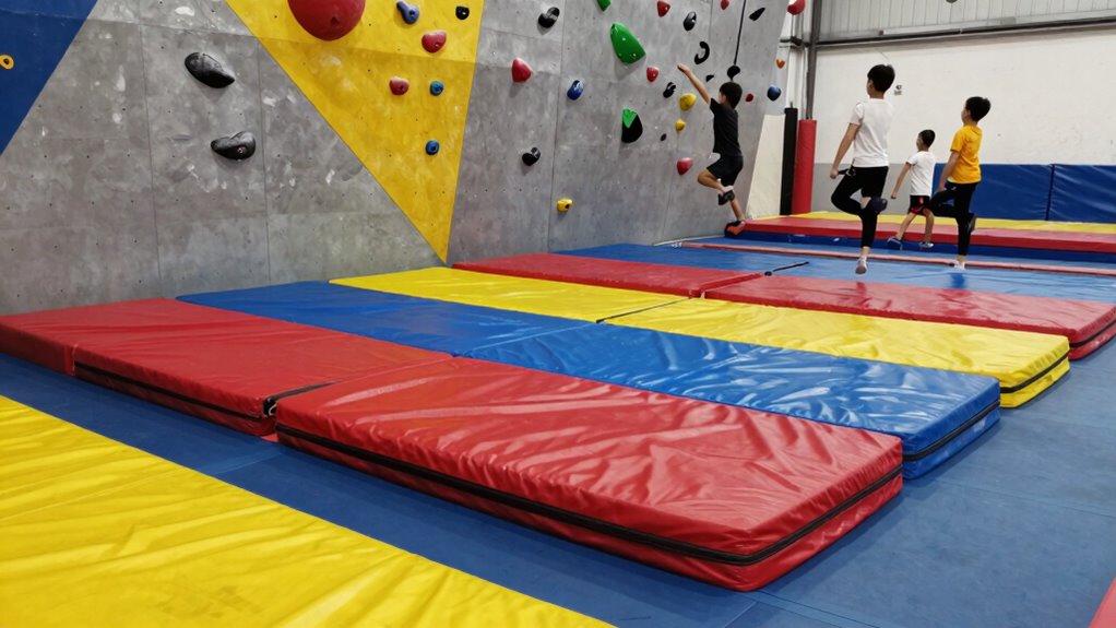 indoor safety crash pads