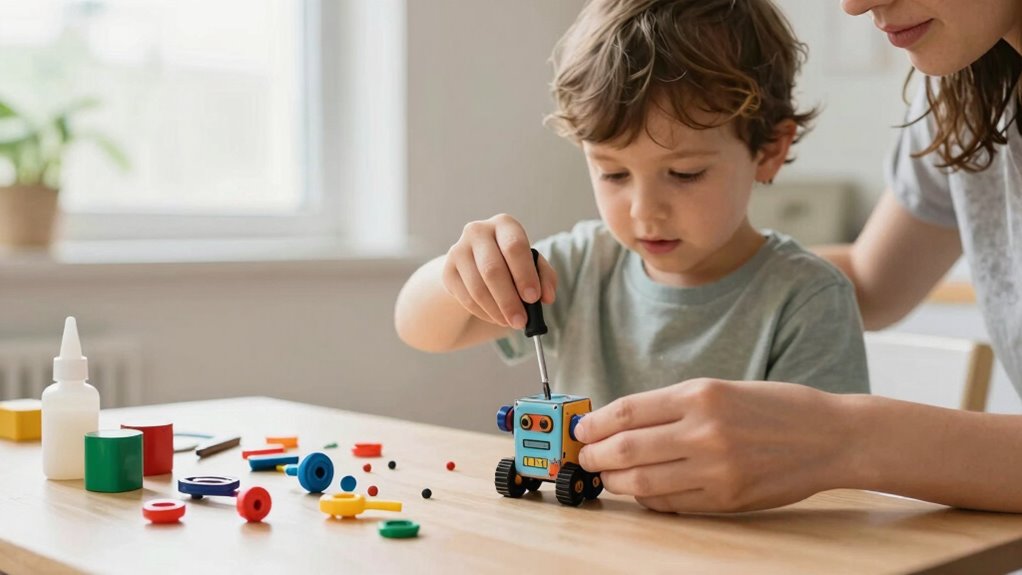 kids learn to fix toys