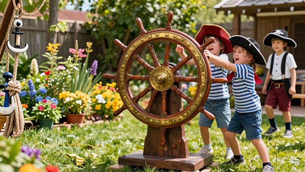 kids pirate ship wheel