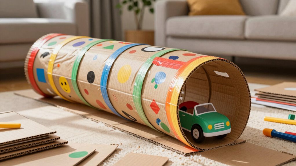 maintain and store cardboard tunnel