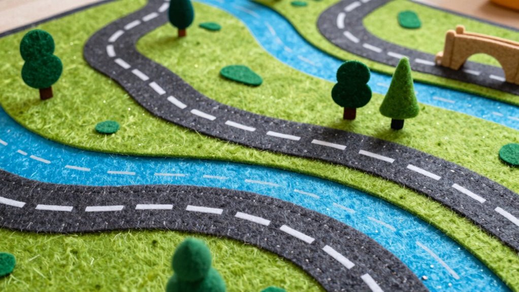 maintain felt play mat