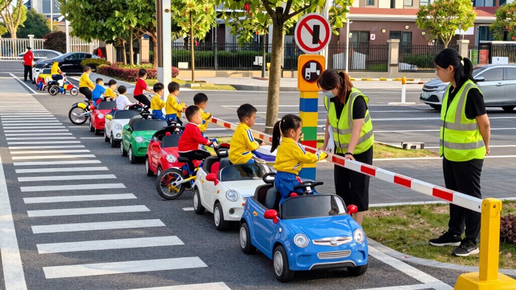 manage preschool vehicle movement