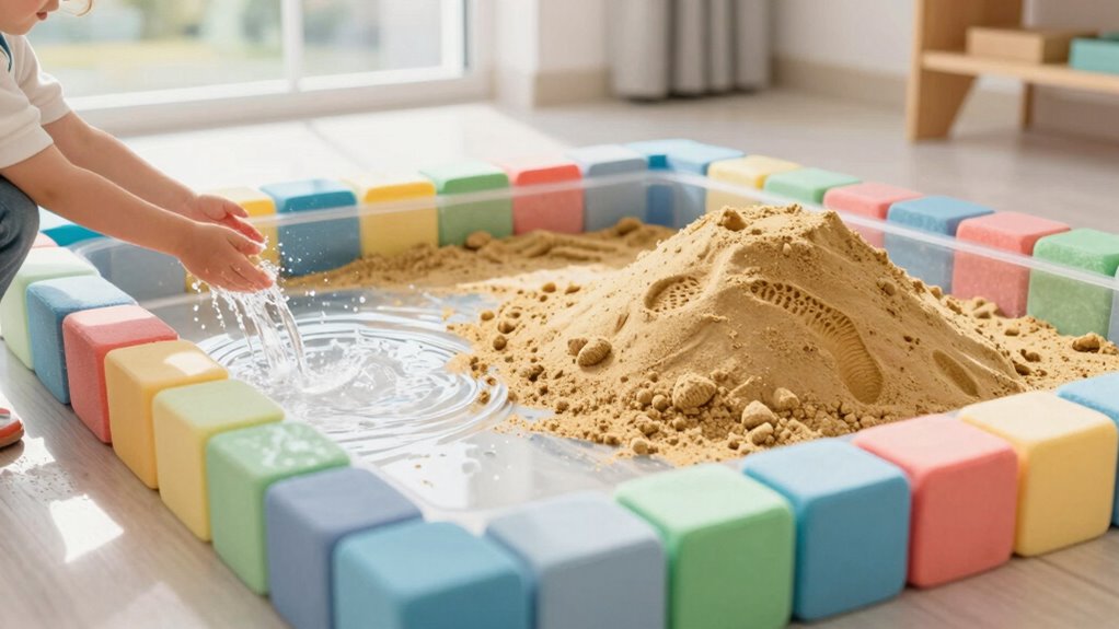 manage sensory play mess