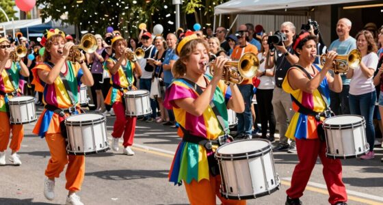music parade exercise fun