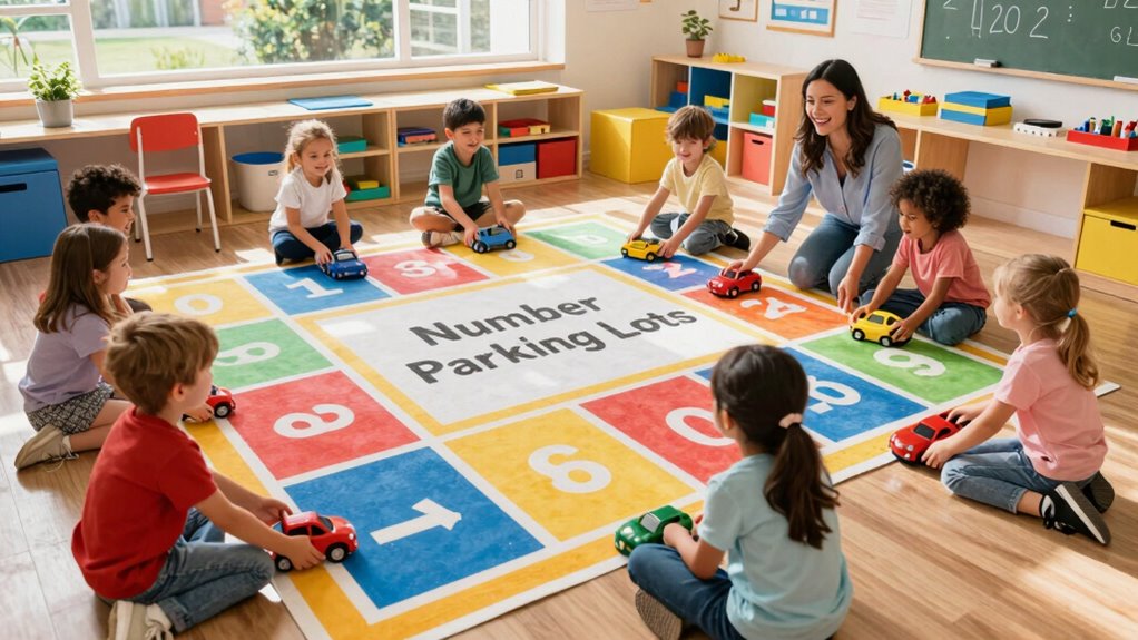 number parking lots game instructions