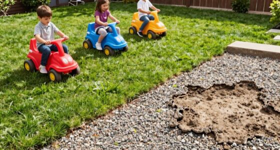optimal and poor outdoor play surfaces