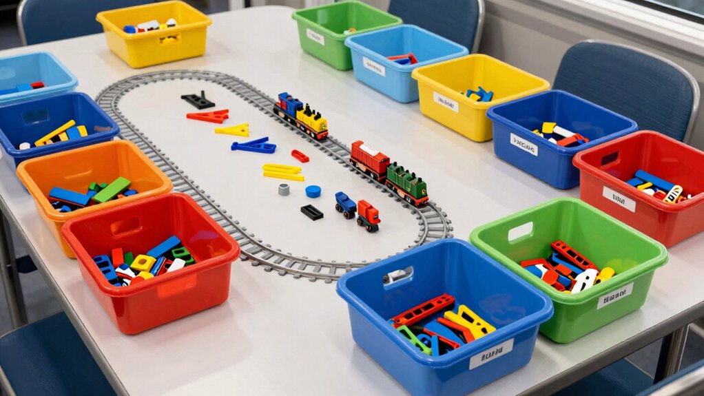 organize small parts efficiently