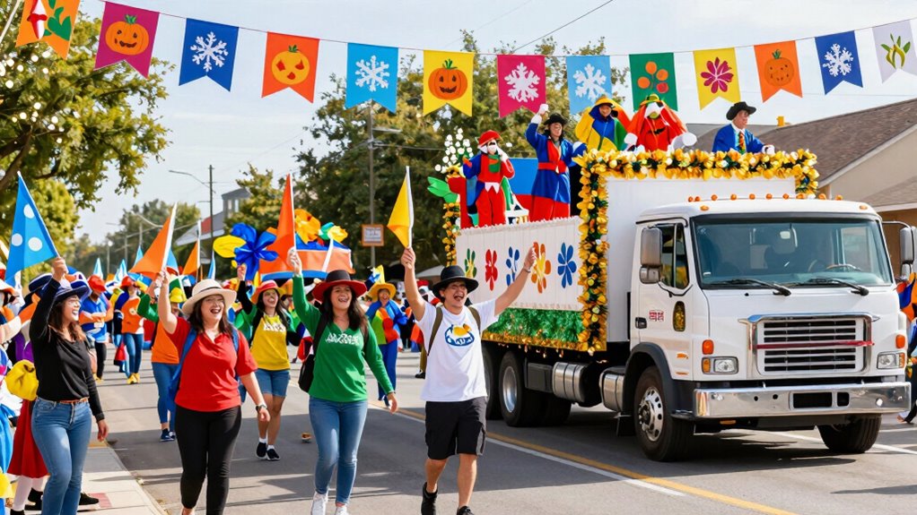 organize vibrant community festivities