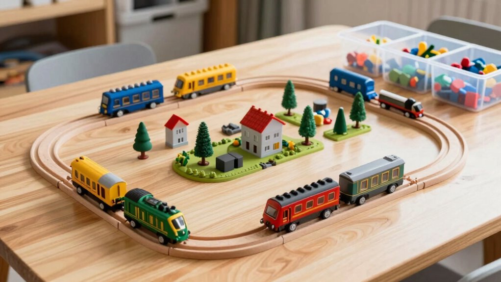 organized durable train play