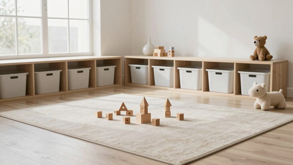 organized kid toy space