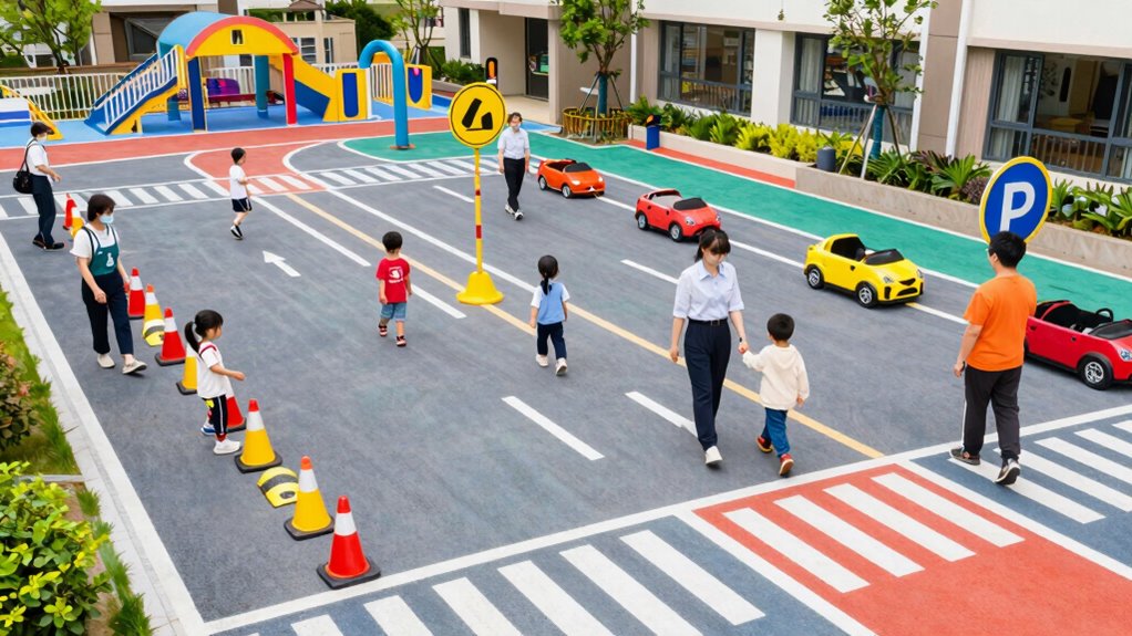 organized safe traffic flow