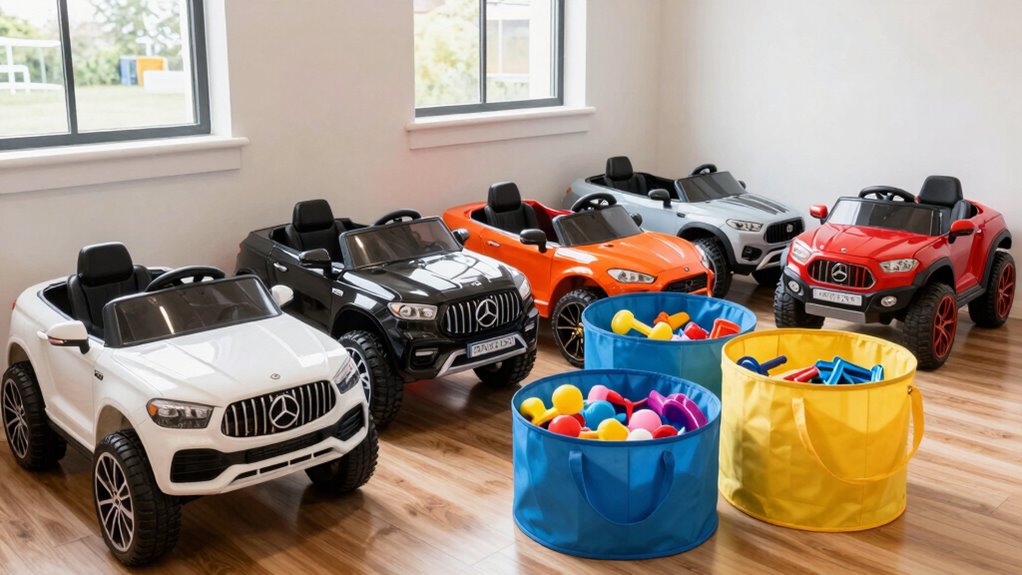 organized secure toy storage