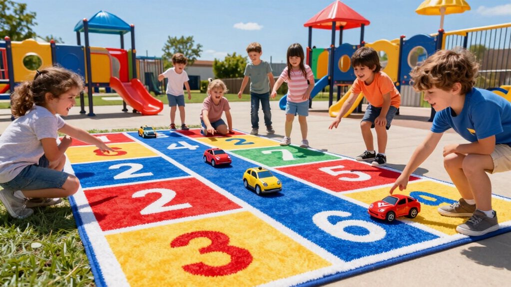 parking lot number activities