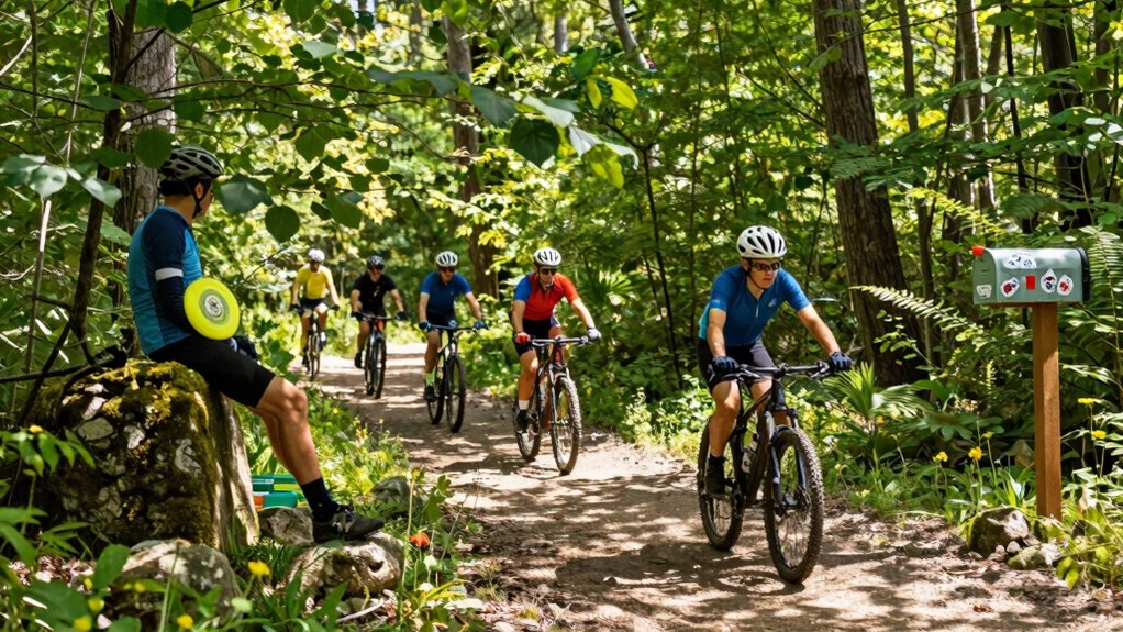 photo targets for safe cycling