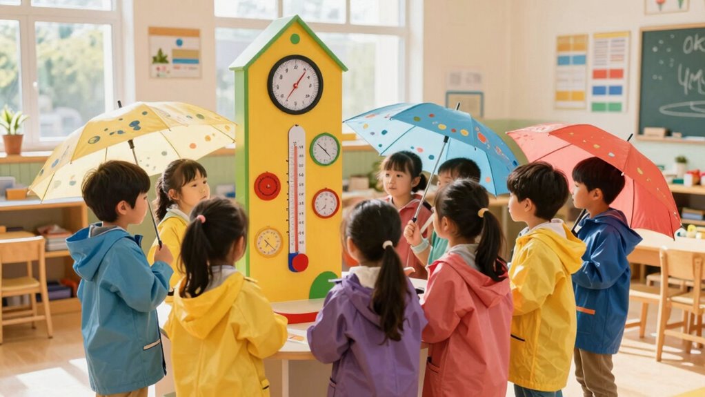 preschool weather science routine