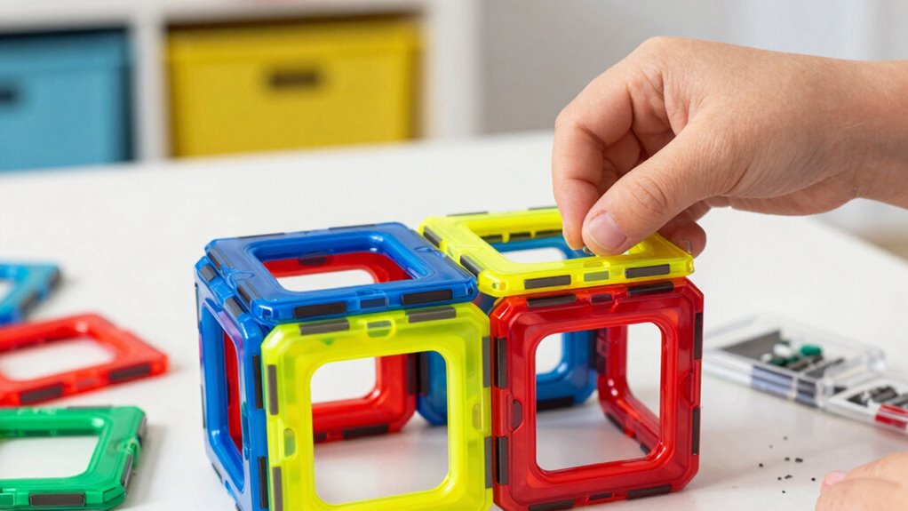 repair magnetic tiles safely