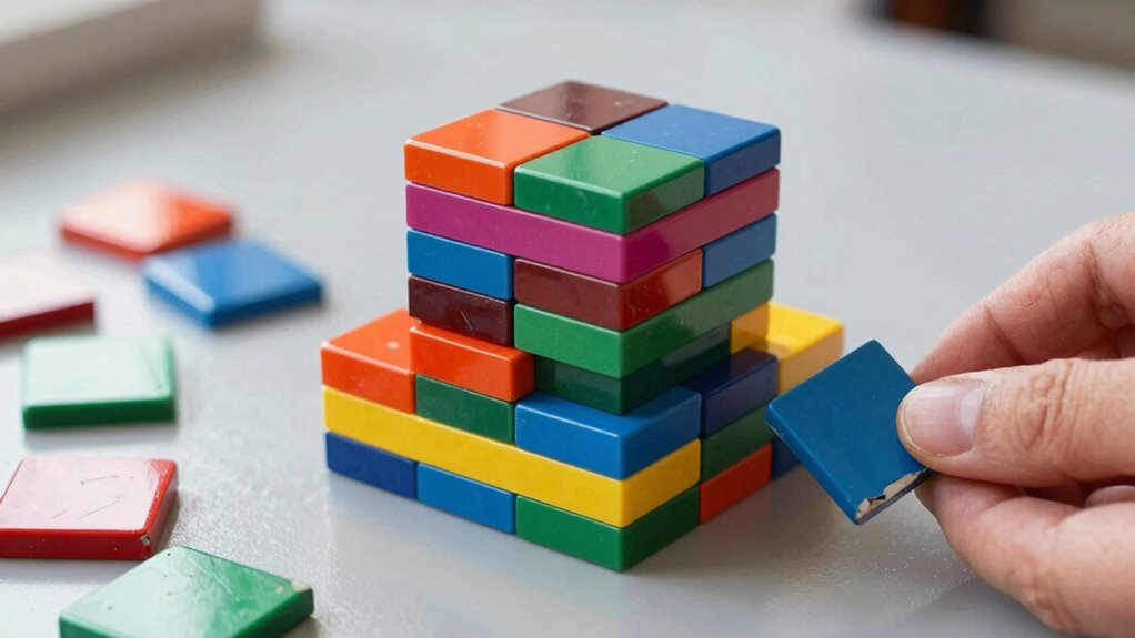 replace damaged magnetic tiles