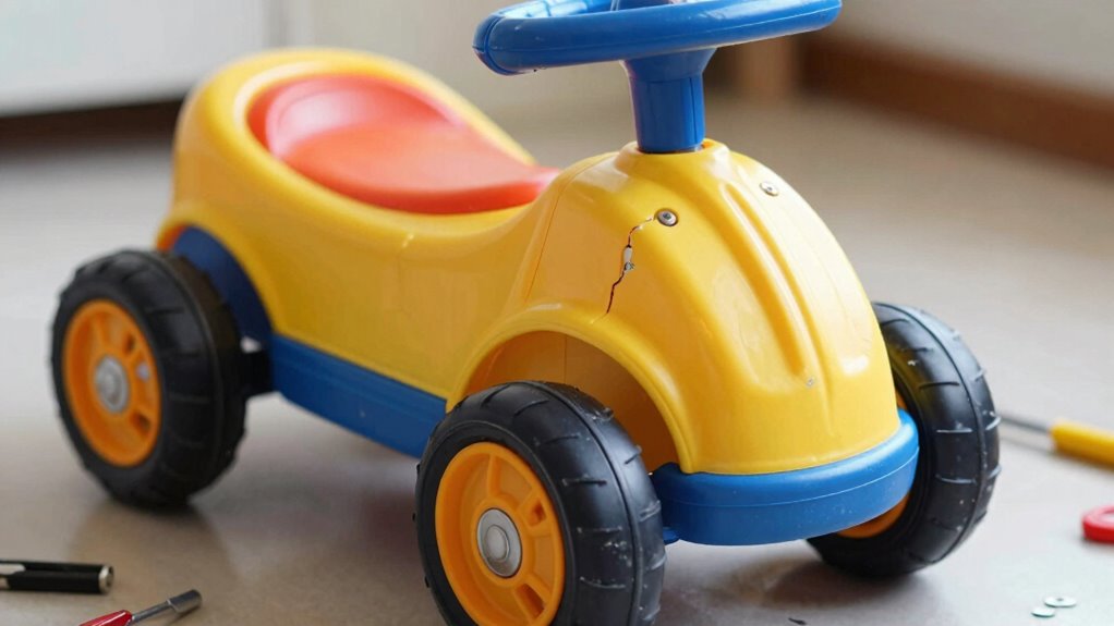 ride on assembly errors