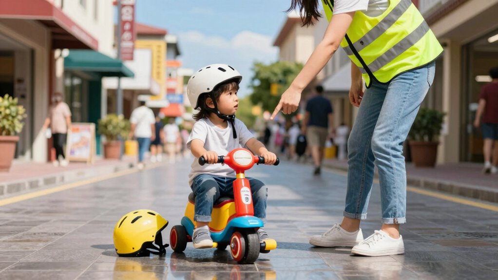 ride on helmet safety