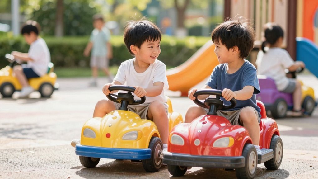 ride on toys foster social skills