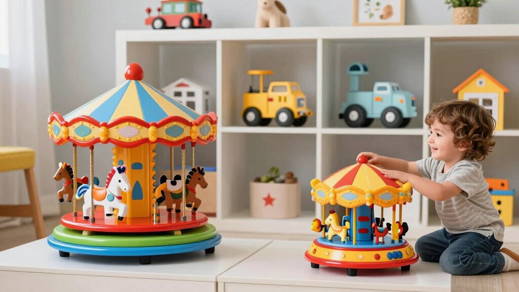 rotate toys to reduce clutter