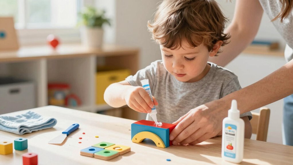 safe glue application techniques