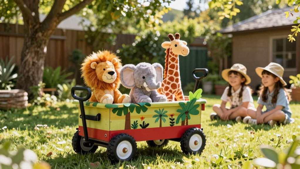 safe plush safari setup