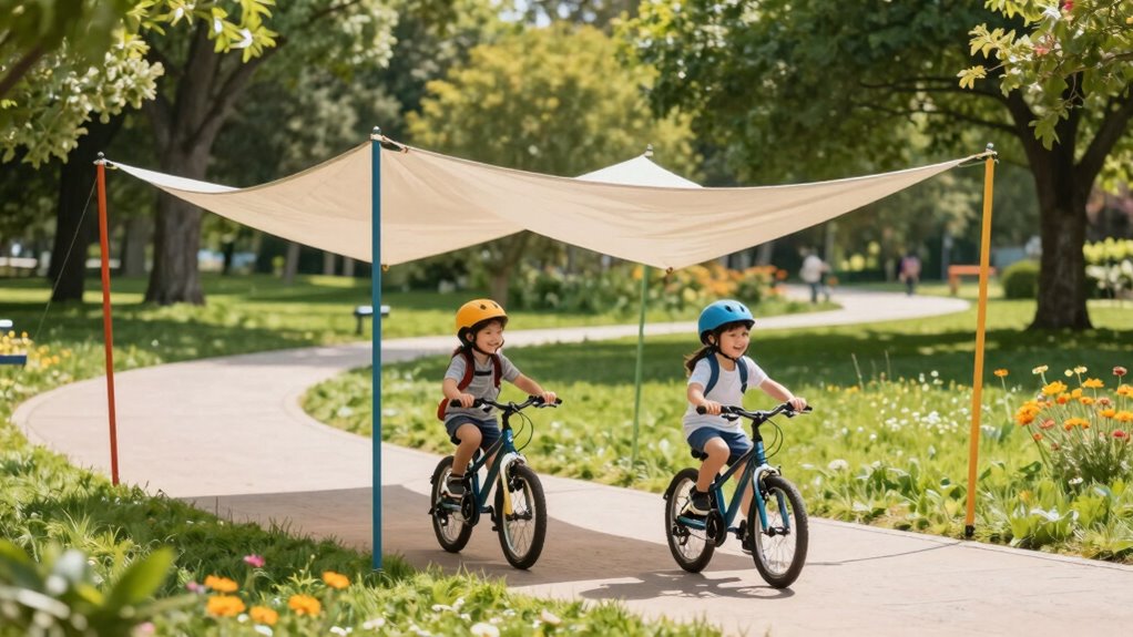 schedule rides in shaded hours