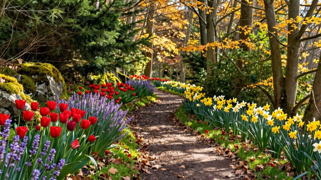 seasonal planting and natural elements