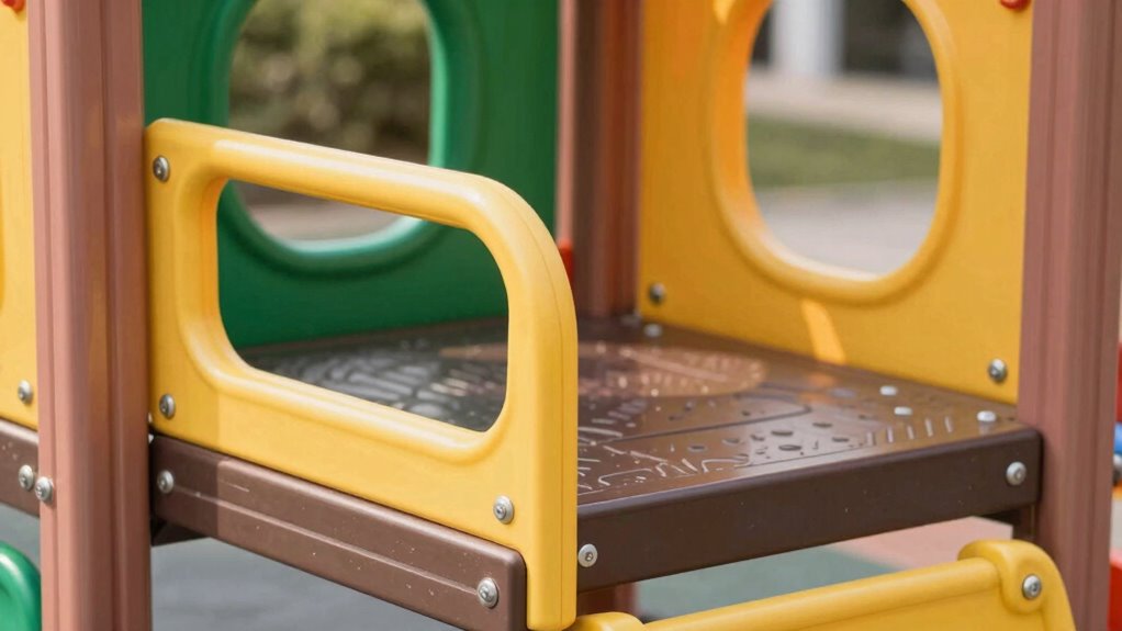 secure tower handrails