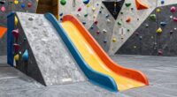 securely position climbing ramps