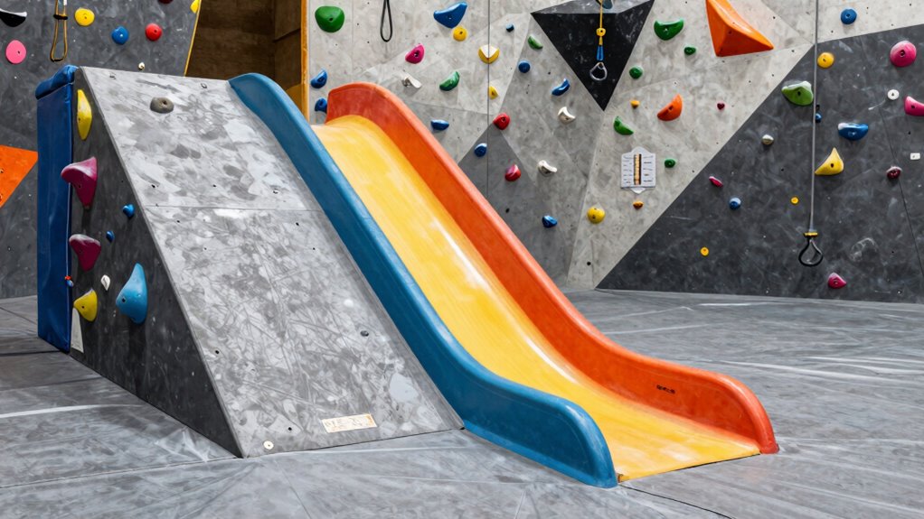 securely position climbing ramps