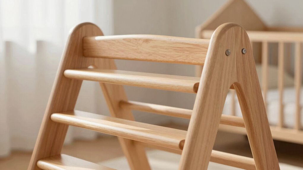 selecting and arranging pikler triangles