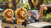 stuffed animals safari adventure
