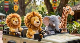 stuffed animals safari adventure