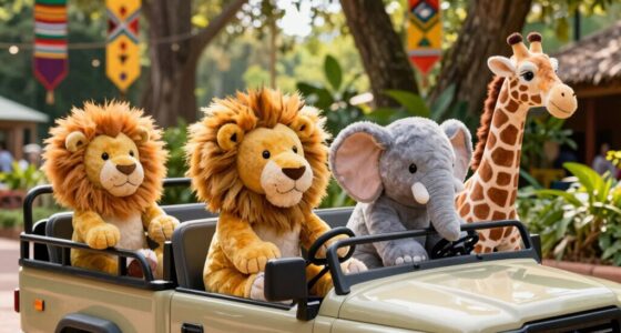 stuffed animals safari adventure
