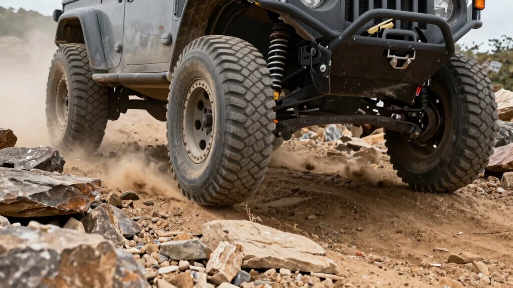 suspension enhances off road stability